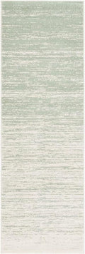 SAFAVIEH Adirondack Collection Runner Rug - 2'6" x 10', Sage & Ivory, Modern Ombre Design, Non Shedding & Easy to Clean, Ideal for Hallway, Foyer, Kitchen, Entryway, Bedroom (ADR113X)