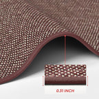 Artoid Mode Washable Non Slip Rubber Backing Kitchen Rugs Red Doormat, Absorbent Kitchen Floor Mats Front of Sink Kitchen Mats for Floor Home Decor 17x29 Inch