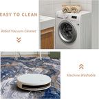 Modern Rugs Machine Washable for Entryway: 2x3 Blue Marble Small Area Rugs Non-Slip Non-Shedding - for Indoor Bathroom Bedroom Bedside