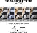 Rugshop Contemporary Modern Boxes for Home Office,Living Room,Bedroom,Kitchen Non Shedding Area Rug 2' x 3' Gray