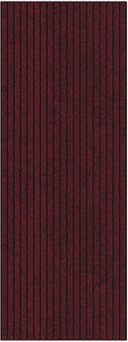 Ottomanson 2'7" x 11' Hallway Runner with Scraper Pile Extra Durable Non-Slip Rug Mat for Indoor & Outdoor Use - Ideal for Kitchen, Entryway, Patio & Garage - High-Traffic Carpet, Red