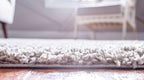 Unique Loom Davos Shag Collection Area Rug - Solid (3' 3" x 5' 3" Rectangle, Linen)