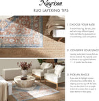 Nourison Home Nourison Essentials Sunburst 2'2" x 14' Area Rug - Easy Clean, Non Shedding, Bed Room, Living Room, Dining Room, Kitchen (14' Runner)