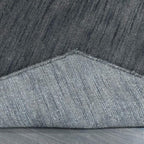 Hand Knotted Loom Wool ECO-Friendly Area Rugs - 10'x10', Octagon, Charcoal Color, Solid Plain Design, High Pile Handmade Anti Skid Area Rugs for Living Room, Bed Room (L00111)