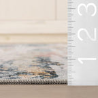 Dash & Albert Blaire Mineral Machine Washable Rug, 2 X 3 Feet, Multicolored Graphic Pattern