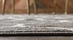 Rugs.com Lattice Frieze Collection Rug – 10' x 13' Dark Gray Medium Rug Perfect for Living Rooms, Large Dining Rooms, Open Floorplans