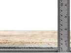 Rugs.com Chateau Collection Rug – 2' x 7' Runner Light Blue Medium Rug Perfect for Hallways, Entryways