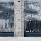 Shag Area Rug, 4 X 6 Tie-Dyed Plush Fuzzy Rugs for Living Room, Ultra Soft Fluffy Furry Rug for Bedroom, Indoor Carpet Nursery Rugs for Kids Room Home Decor, Blue and Grey