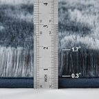 Large Shag Area Rugs 5 x 8, Tie-Dyed Plush Fuzzy Rugs for Living Room, Ultra Soft Fluffy Furry Rug for Bedroom, Indoor Carpet Nursery Rugs for Kids Room Home Decor, Blue and Grey