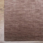 Hand Knotted Loom Wool ECO-Friendly Area Rugs - 10'x10', Square, Light Brown Color, Solid Plain Design, High Pile Handmade Anti Skid Area Rugs for Living Room, Bed Room (L00111)