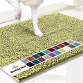 Muddy Mat® | Super Absorbent Door Mat Indoor, Microfiber Quick Dry Chenille Entryway Rug, Non-Slip Front Door Mat, Indoor Mats for Entryway, Machine Washable Pet Rug, Yellow 24"x36"