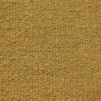 Rugsotic Carpets Hand Woven Flat Weave Kilim Wool ECO-Friendly Area Rugs - 2'6''x6', Runner Shape, Gold Color, Solid Plain Design, Low Pile Handmade Area Rugs for Living Room, Bed Room (D00111)