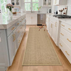 Artoid Mode Non Skid Kitchen Rugs and Mats, Absorbent Washable Doormat for Kitchen Floor in Front of Sink 17x60 Inch