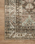 Loloi Amber Lewis Billie Collection, Clay & Sage 5'-0" x 7'-6" Area Rug – Antique & Distressed Accent Rugs for Living Room, Bedroom, Entryway & Hallway, No Shed High Traffic Area Home Decor Rug