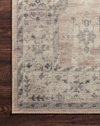Loloi Hathaway Collection HTH-03 Java/Multi 2'-3" x 3'-9", .25" Thick Accent Rug, Soft, Durable, Printed, Modern, Low Pile, Non-Shedding, Easy Clean, Living Room Rug