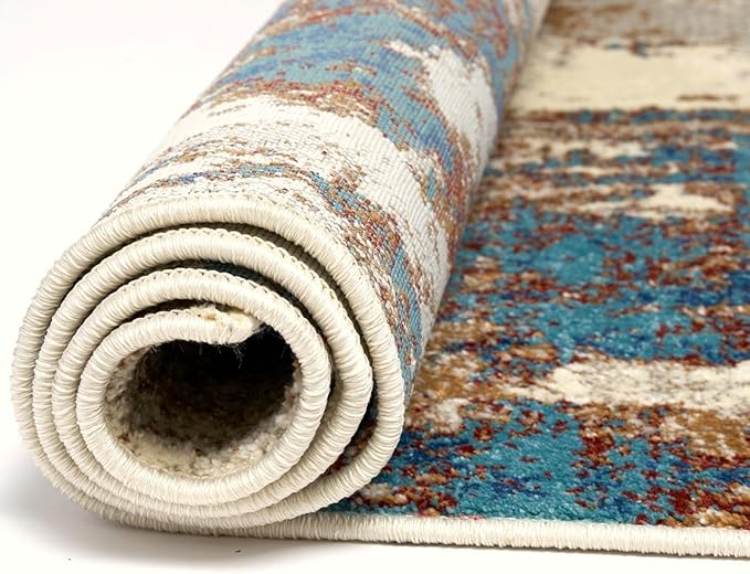 LUXE WEAVERS Lagos Collection Passion 5x7 Abstract Area Rug