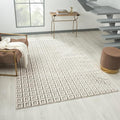LUXE WEAVERS Geometric Greek Pattern Area Rug, Gray, 4'X5'