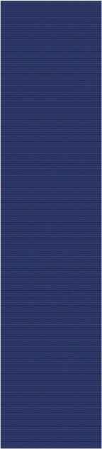 IOHOUZE Washable Runner Rug 2.6x12 Non Slip Extra Long Hallway Runner Entryway Runner Indoor, Kitchen Rugs Woven Cotton Floor Carpet for Hall Entrance Stair, Royal Blue/Navy