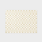 EVERGRACE Checkered Plaid Area Rug 5x7, Soft Faux Wool Rugs Washable Anti Slip Rugs Large Rug Carpet for Entryway Bedroom Living Room Hallway Kitchen Dining Room and Laundry Room, Beige