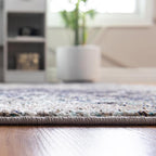 Unique Loom Trellis Frieze Collection Area Rug - Geometric (10' x 13', Blue Multi/ Ivory)