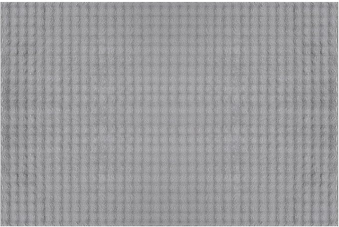 CAMILSON Modern Gray Non Slip Door Mat Rug 2x3 Ultra Soft High Pile Entryway Rugs Non Skid Rubber Backing Durable & Easy to Clean Carpet for Kitchen Bathroom Indoor Use (2 x 3 Gray)