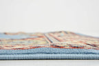 Unique Loom Reza Collection Traditional Persian Style Area Rug, Rectangular 5' 1" x 8' 0", Light Blue/Ivory