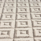 LUXE WEAVERS Geometric Greek Pattern Area Rug, Gray, 8'X10'
