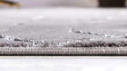 Unique Loom Marilyn Monroe Glam Collection Area Rug - Trellis (4' x 6' Rectangle, Gray Silver/ Silver)