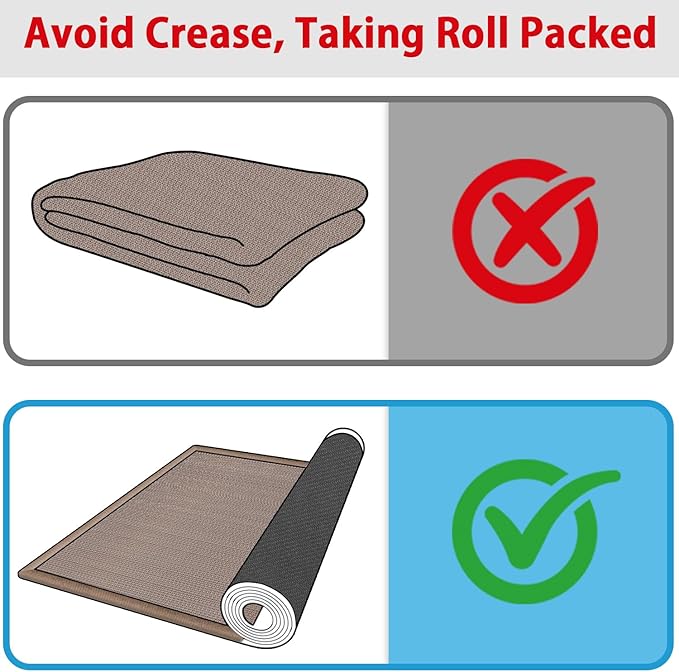 GOYLSER 5ft Kitchen Runner Rugs Non Skid Washable, Rubber Backed Absorbent Jute Kitchen Rug Carpet Sink Mat Non Slip, Light Brown