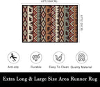 Rustic Cabin Wildlife Area Carpet for Living Room 4x6 Area Rug for Bedroom,Bear Moose Deer Country,Vintage Throw Rug Indoor Rugs Non Slip Soft Floor Carpets Mat for Dining Room,Office