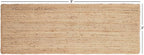 REDEARTH · Area Runner Rug - 2'x6' Braided Natural Jute with Non-Skid Backing - Handwoven Rectangular Boho Rug for Bedroom, Kitchen, Living Room Aesthetic Home Decor - Handmade Carpet, Set of 2