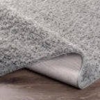 Artistic Weavers Solid Plush Blissful Shag Area Rug, 4'3" x 5'7", Medium Gray