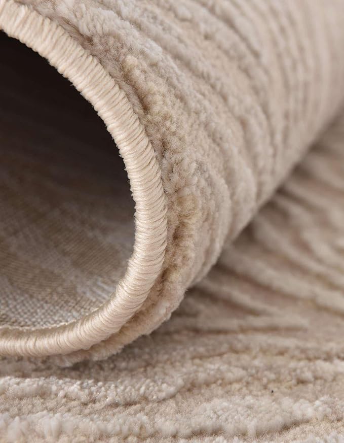 Unique Loom Finsbury Collection Area Rug - Meghan (2' x 9' 10" Runner, Ivory Beige)