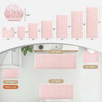 Bathroom Rug 20x32 Non Slip Fluffy Pink Bath Mat for Bathroom Floor Washable Plush Luxury Bath Rug for Tub Soft Shaggy Absorbent Shower Sink Mat