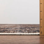 Keen Home Design 2x12 Rug - Machine Washable Runner with Non-Slip Backing, Ideal for Hallway, Entryway, Kitchen, Laundry Room - Vintage, Easy Clean, Durable, Low Pile Rug - (2'6" x 12')