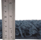 Unique Loom Solid Shag Collection Area Rug (2' 6" x 19' 8" Runner, Sapphire Blue/ Navy Blue)