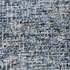 Hand Tufted Wool ECO-Friendly Area Rugs - 8'x8', Round Shape, Dark & Blue, Solid Plain Design, High Pile Thick Handmade Anti Skid Area Rugs for Living Room, Bed Room (KWC111)