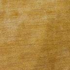 Hand Knotted Loom Wool ECO-Friendly Area Rugs - 6'x6', Round, Gold Color, Solid Plain Design, High Pile Thick Handmade Anti Skid Area Rugs for Living Room, Bed Room (L00111)