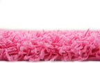 Unique Loom Solid Shag Collection Area Rug (8' Square, Taffy Pink)