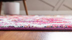 Rugs.com Lattice Frieze Collection Rug – 5' Octagon Multi Medium Rug Perfect for Living Rooms, Kitchens, Entryways