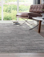 Unique Loom Finsbury Collection Area Rug - Kate (2' x 3' Rectangle, Gray/ Ivory)