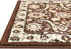 Unique Loom Espahan Collection Area Rug - Cape Cod (4' 1" x 6' 1" Rectangle, Brown/ Beige)
