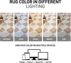 Rugshop Diamond Wave Shag Area Rug Beige 2' x 3' Ideal for Entryways, Kitchens, or Small Spaces