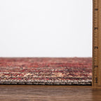 Keen Home Design 2x12 Rug - Machine Washable Runner Rug with Non-Slip Backing, Ideal for Hallway, Entryway, Kitchen, Laundry Room - Vintage, Easy Clean, Durable, Low Pile - (2'6" x 12')