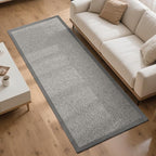 Washable Hallway Runner Rug 2x6 Jute Like Kitchen Runner Mat Rugs Non Slip, Woven Soft Entryway Farmhouse Runner Boho Floor Carpet for Indoor Laundry Hall Backdoor Bedroom Living Room, Grey