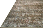 Loloi Amber Lewis Billie Collection, Tobacco & Rust 7'-6" x 9'-6" Area Rug – Antique & Distressed Accent Rugs for Living Room, Bedroom, Entryway & Hallway, No Shed High Traffic Area Home Decor Rug
