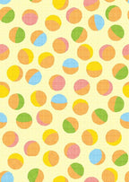 Retro Yellow and Brown Polka Dot Texture Rug 6x8 Non Slip Washable Soft Area Rugs for Living Room Bedroom Nursery Room Stain Resistant Large Home Office Playroom Indoor Carpet