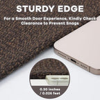 EARTHALL Extra Long Runner Rug 3x14 Ft Washable Runners for Hallways Cotton Non Slip Entryway Runner Braided Kitchen Runner Indoor Outdoor Carpet Runners for Stair, Hall, Foyers, Brown/Coffee