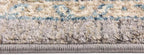 Unique Loom Salzburg Collection Classic Traditional Design Oriental Inspired Border Area Rug (5' 0 x 5' 0 Square, Gray/Beige)