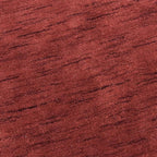 Hand Knotted Loom Wool ECO-Friendly Area Rugs - 6'x6', Octagon, Red Color, Solid Plain Design, High Pile Thick Handmade Anti Skid Area Rugs for Living Room, Bed Room (L00111)